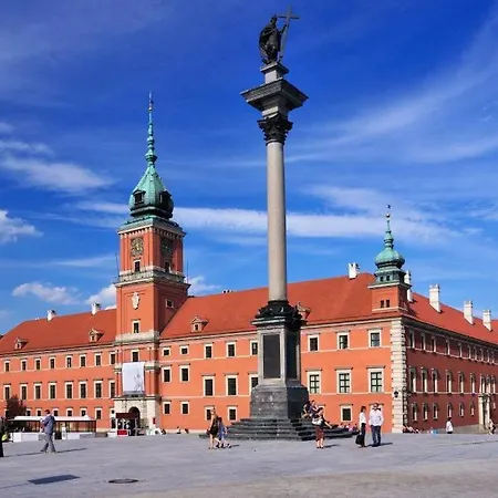 Castle Square Z Widokiem Na Plac Zamkowy I Zamek Krolewski Lejlighed Warszawa